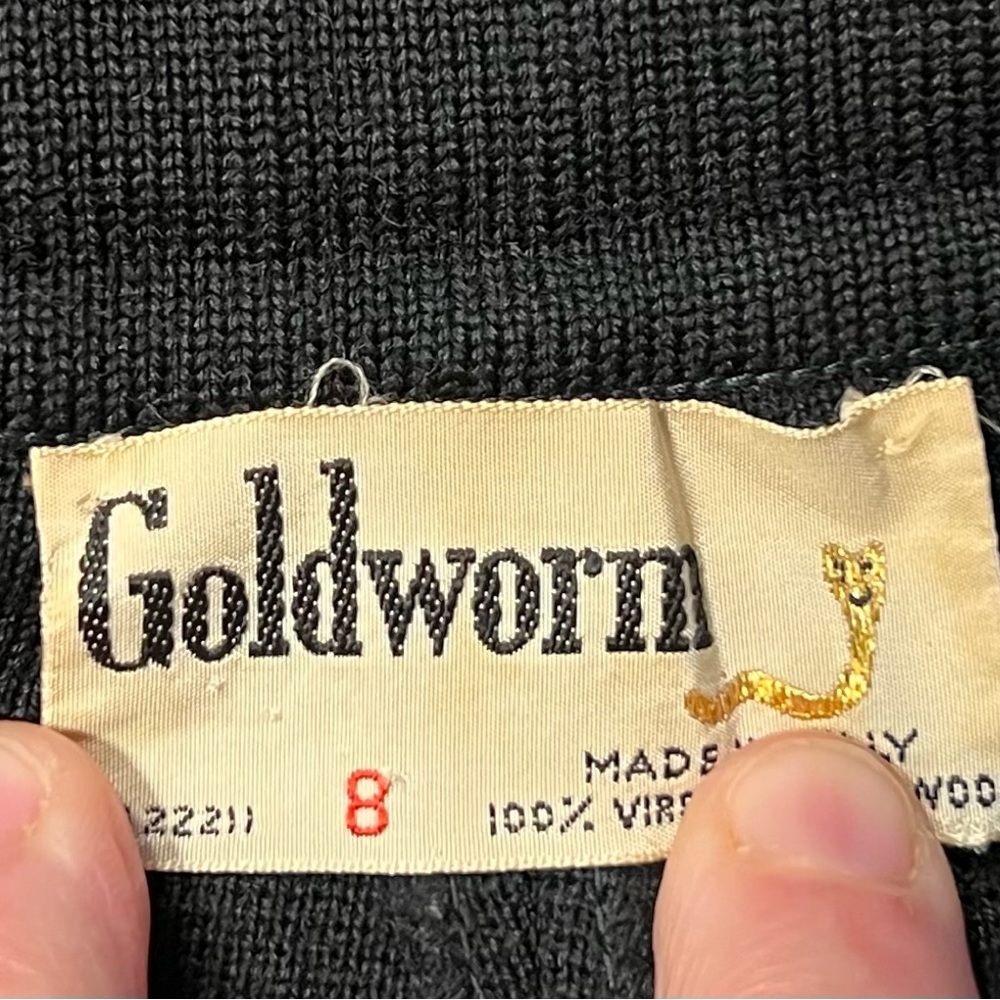 Vintage Goldworm virgin merino wool slacks